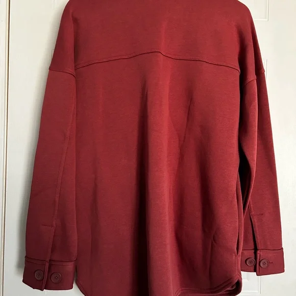 Rose Button-Up Jacket/shacket - Picture 3 of 5